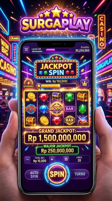 Berbagai aplikasi yang ditawarkan di surgaplay untuk semua kalangan.