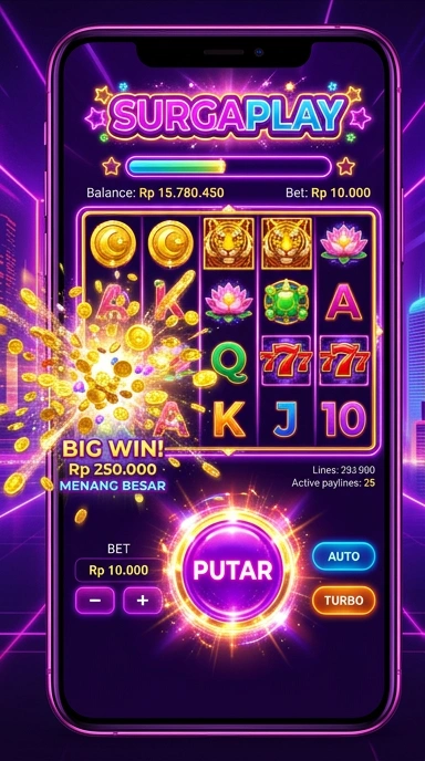 Tampilan detail setiap aplikasi di surgaplay yang jelas dan informatif.